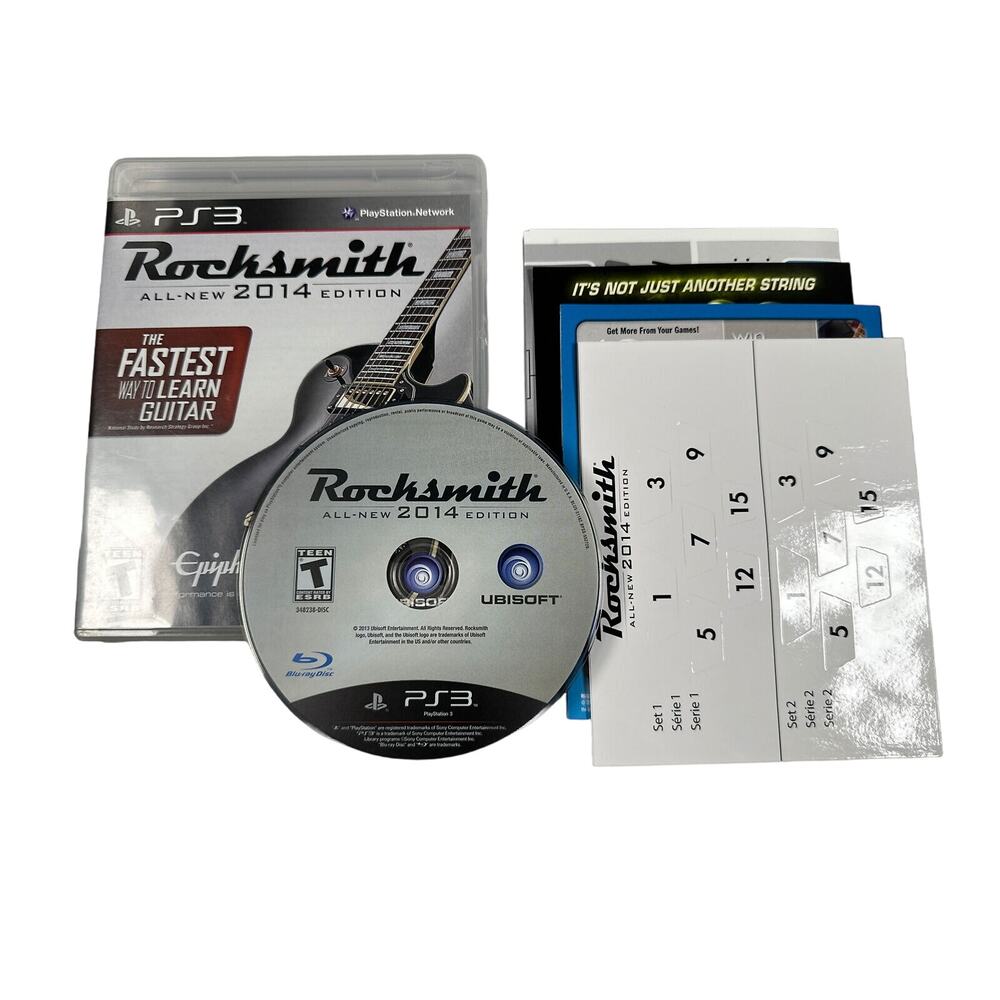 Rocksmith 2014 Edition (No Cable) PS3 PlayStation 3 - Complete CIB